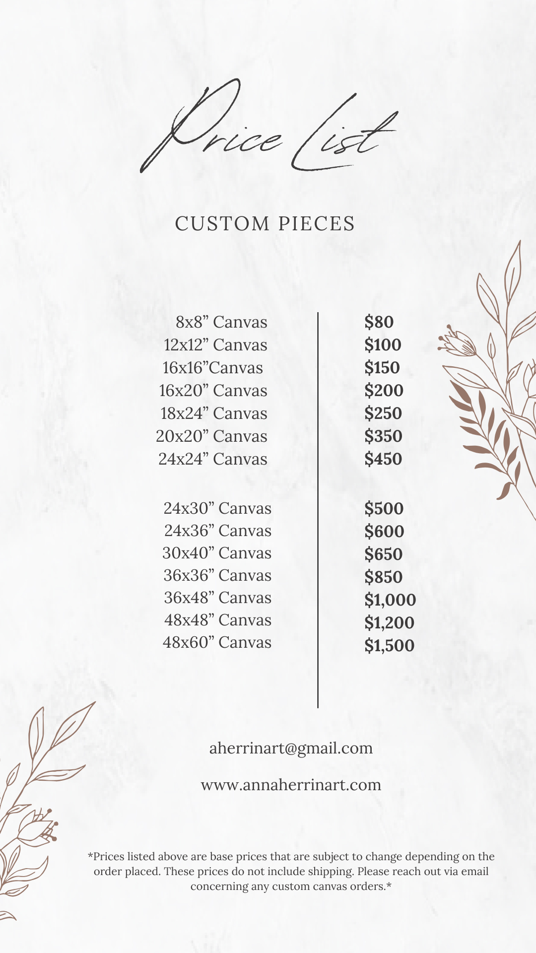 Custom Pieces