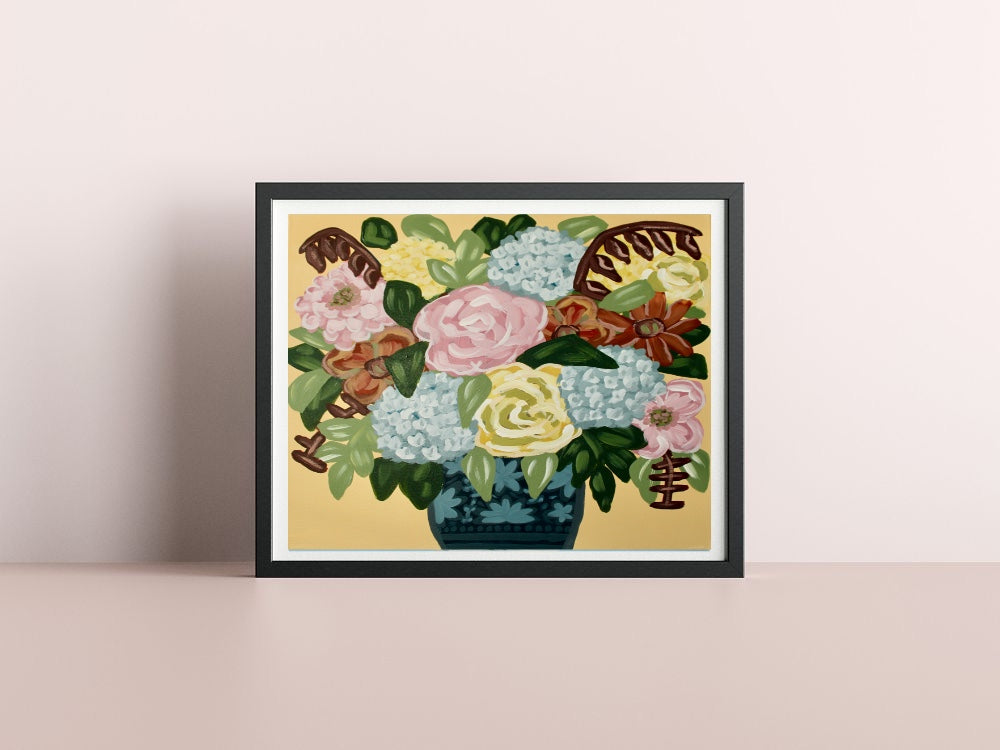 Moody Floral Print