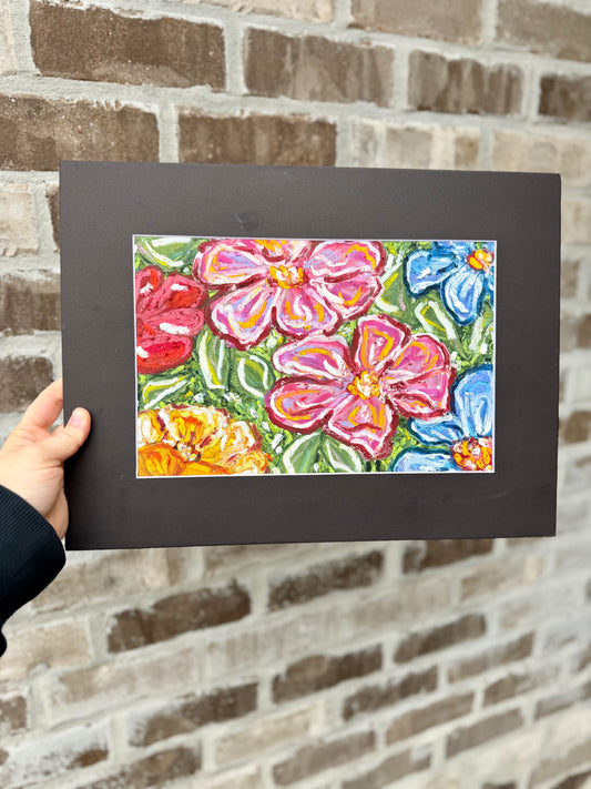 Floral Oil Pastel