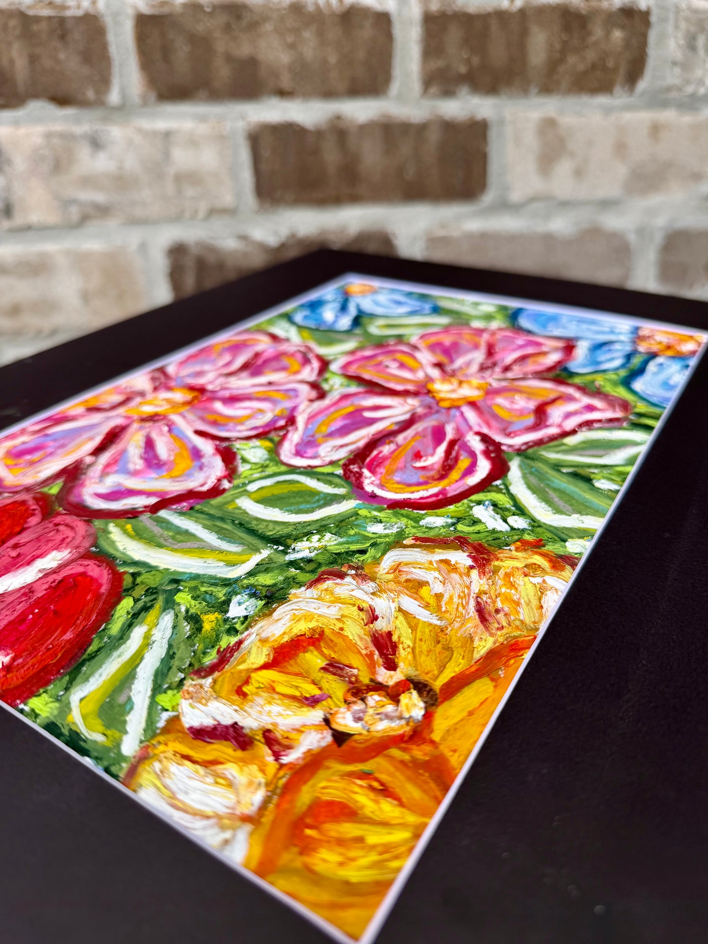 Floral Oil Pastel