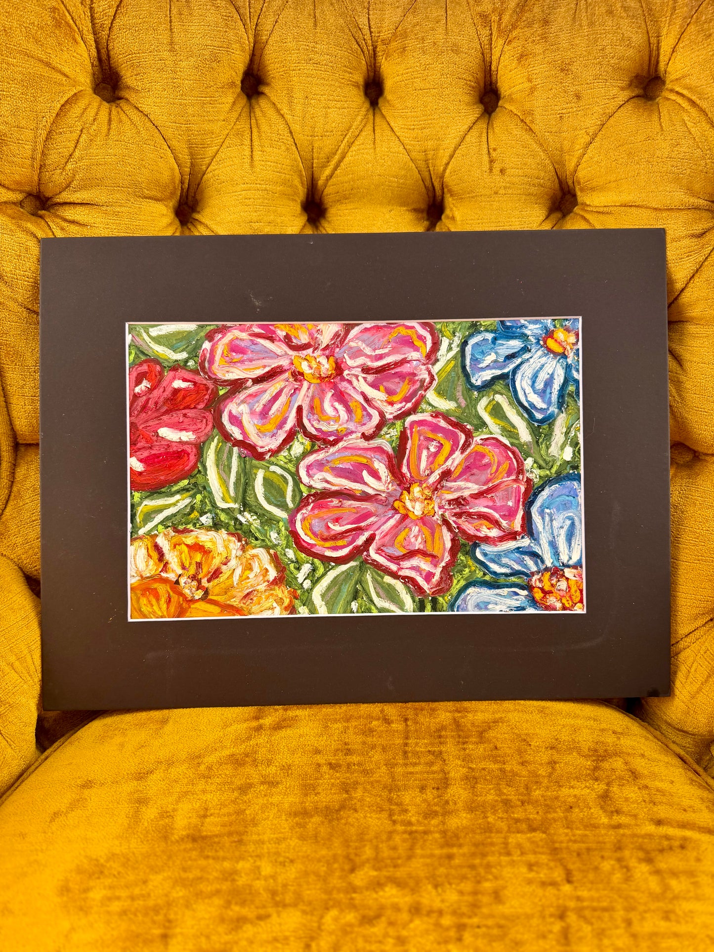 Floral Oil Pastel