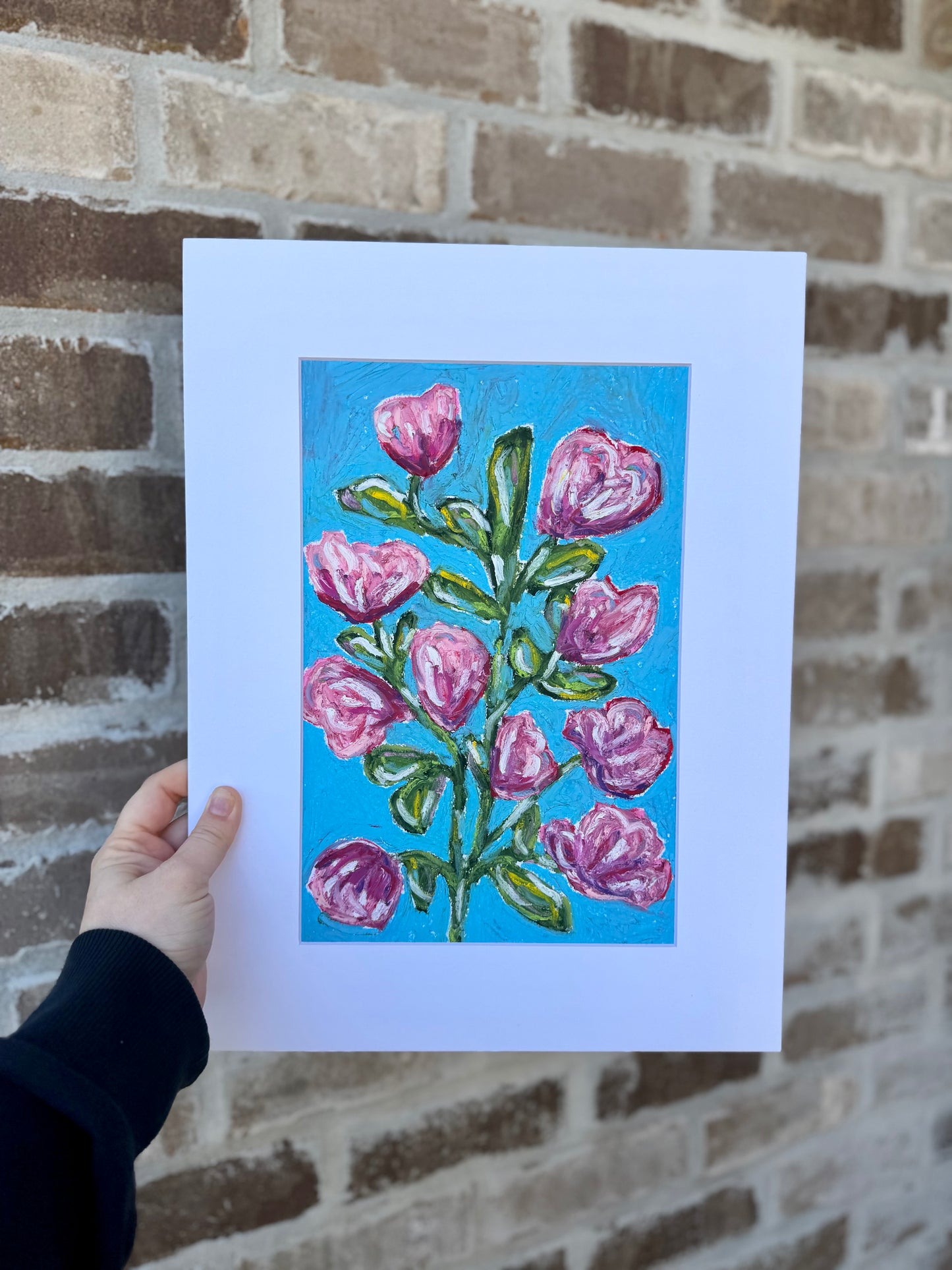 Tulip Floral Oil Pastel