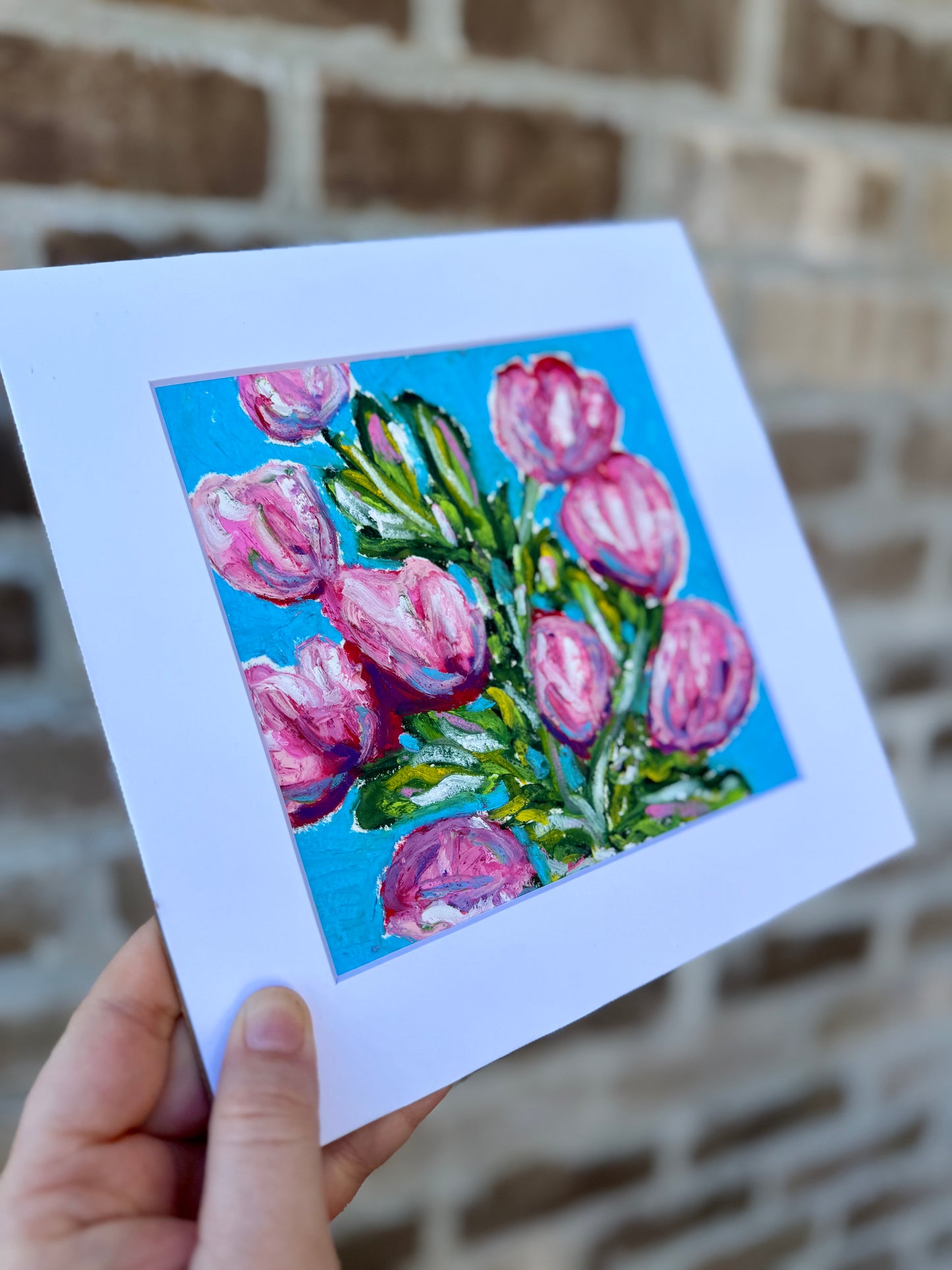 Floral Oil Pastel
