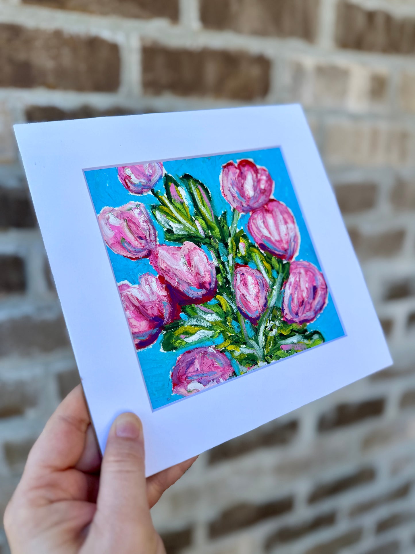 Floral Oil Pastel